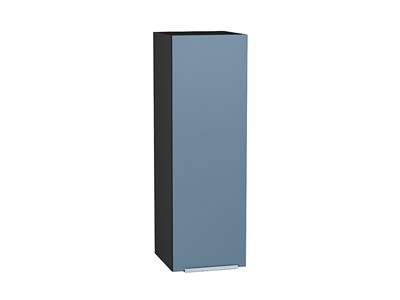 Кухонный  Шкаф верхний с 1-ой дверцей Фьюжн Graphite, Silky Blue, 920, 300, каркас ЛДСП  Graphite, фасад МДФ  Silky Blue,  920*300*320 sppr5VVTtoAR52030 - фото 3809969