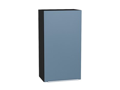 Кухонный  Шкаф верхний с 1-ой дверцей Фьюжн Graphite, Silky Blue, 920, 500, каркас ЛДСП  Graphite, фасад МДФ  Silky Blue,  920*500*320 sppr5VVTtoAR52033 - фото 3809973