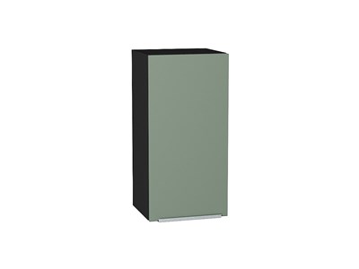 Кухонный  Шкаф верхний с 1-ой дверцей Фьюжн Graphite, Silky Mint, 720, 350, каркас ЛДСП  Graphite, фасад МДФ  Silky Mint,  716*350*320 sppr5VVTtoAR65106 - фото 3810000