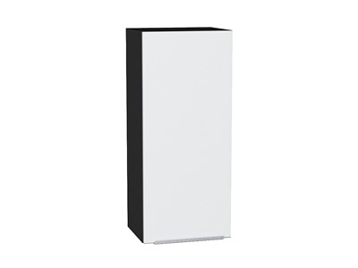 Кухонный  Шкаф верхний с 1-ой дверцей Фьюжн Graphite, Silky White, 920, 400, каркас ЛДСП  Graphite, фасад МДФ  Silky White,  920*400*320 sppr5VVTtoAR51970 - фото 3810019