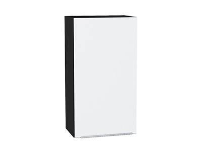 Кухонный  Шкаф верхний с 1-ой дверцей Фьюжн Graphite, Silky White, 920, 500, каркас ЛДСП  Graphite, фасад МДФ  Silky White,  920*500*320 sppr5VVTtoAR51972 - фото 3810021