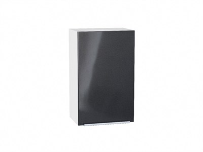 Кухонный  Шкаф верхний с 1-ой дверцей Фьюжн Белый, Anthracite, 720, 450, каркас ЛДСП  Белый, фасад МДФ  Anthracite,  716*450*320 sppr5VVTtoAR39658 - фото 3810038