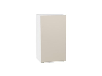 Кухонный  Шкаф верхний с 1-ой дверцей Фьюжн Белый, Cream Silk, 720, 400, каркас ЛДСП  Белый, фасад МДФ  Cream Silk,  716*400*320 sppr5VVTtoAR71893 - фото 3810049