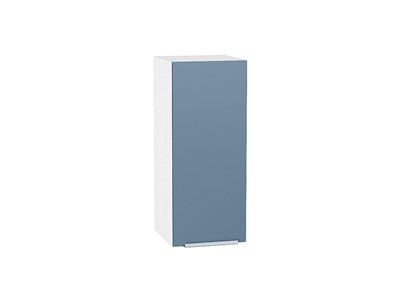 Кухонный  Шкаф верхний с 1-ой дверцей Фьюжн Белый, Silky Blue, 720, 300, каркас ЛДСП  Белый, фасад МДФ  Silky Blue,  716*300*320 sppr5VVTtoAR51954 - фото 3810071