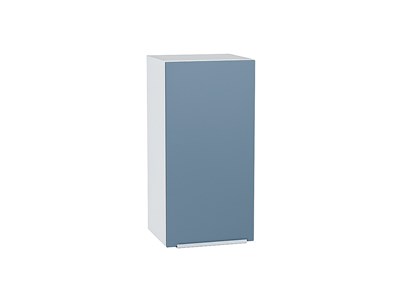 Кухонный  Шкаф верхний с 1-ой дверцей Фьюжн Белый, Silky Blue, 720, 350, каркас ЛДСП  Белый, фасад МДФ  Silky Blue,  716*350*320 sppr5VVTtoAR65108 - фото 3810072