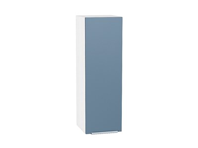 Кухонный  Шкаф верхний с 1-ой дверцей Фьюжн Белый, Silky Blue, 920, 300, каркас ЛДСП  Белый, фасад МДФ  Silky Blue,  920*300*320 sppr5VVTtoAR52021 - фото 3810077