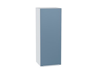 Кухонный  Шкаф верхний с 1-ой дверцей Фьюжн Белый, Silky Blue, 920, 350, каркас ЛДСП  Белый, фасад МДФ  Silky Blue,  920*350*320 sppr5VVTtoAR65109 - фото 3810078