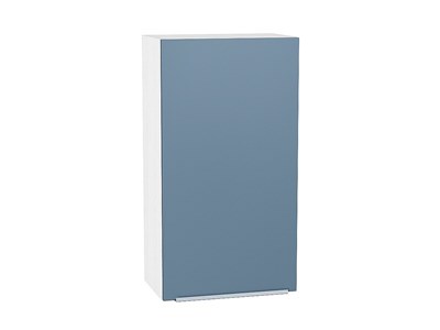 Кухонный  Шкаф верхний с 1-ой дверцей Фьюжн Белый, Silky Blue, 920, 500, каркас ЛДСП  Белый, фасад МДФ  Silky Blue,  920*500*320 sppr5VVTtoAR52024 - фото 3810081