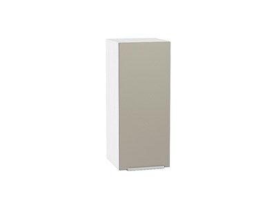 Кухонный  Шкаф верхний с 1-ой дверцей Фьюжн Белый, Silky Grey, 720, 300, каркас ЛДСП  Белый, фасад МДФ  Silky Grey,  716*300*320 sppr5VVTtoAR51950 - фото 3810083