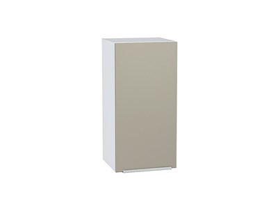 Кухонный  Шкаф верхний с 1-ой дверцей Фьюжн Белый, Silky Grey, 720, 350, каркас ЛДСП  Белый, фасад МДФ  Silky Grey,  716*350*320 sppr5VVTtoAR65096 - фото 3810084
