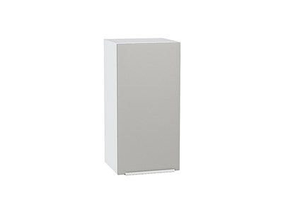 Кухонный  Шкаф верхний с 1-ой дверцей Фьюжн Белый, Silky Light Grey, 720, 350, каркас ЛДСП  Белый, фасад МДФ  Silky Light Grey,  716*350*320 sppr5VVTtoAR66575 - фото 3810096