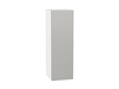 Кухонный  Шкаф верхний с 1-ой дверцей Фьюжн Белый, Silky Light Grey, 920, 300, каркас ЛДСП  Белый, фасад МДФ  Silky Light Grey,  920*300*320 sppr5VVTtoAR66580 - фото 3810101
