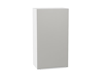 Кухонный  Шкаф верхний с 1-ой дверцей Фьюжн Белый, Silky Light Grey, 920, 500, каркас ЛДСП  Белый, фасад МДФ  Silky Light Grey,  920*500*320 sppr5VVTtoAR66584 - фото 3810105