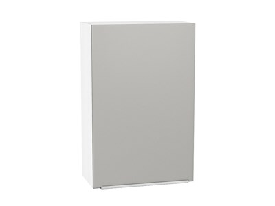 Кухонный  Шкаф верхний с 1-ой дверцей Фьюжн Белый, Silky Light Grey, 920, 600, каркас ЛДСП  Белый, фасад МДФ  Silky Light Grey,  920*600*320 sppr5VVTtoAR66585 - фото 3810106