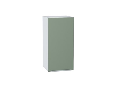 Кухонный  Шкаф верхний с 1-ой дверцей Фьюжн Белый, Silky Mint, 720, 350, каркас ЛДСП  Белый, фасад МДФ  Silky Mint,  716*350*320 sppr5VVTtoAR65102 - фото 3810108