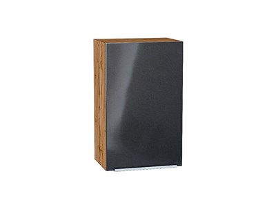 Кухонный  Шкаф верхний с 1-ой дверцей Фьюжн Дуб Вотан, Anthracite, 720, 450, каркас ЛДСП  Дуб Вотан, фасад МДФ  Anthracite,  716*450*320 sppr5VVTtoAR60801 - фото 3810146