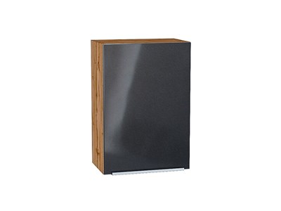 Кухонный  Шкаф верхний с 1-ой дверцей Фьюжн Дуб Вотан, Anthracite, 720, 500, каркас ЛДСП  Дуб Вотан, фасад МДФ  Anthracite,  716*500*320 sppr5VVTtoAR60802 - фото 3810147