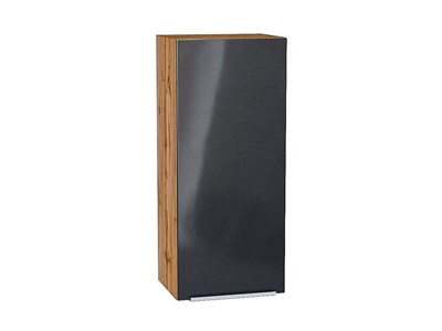 Кухонный  Шкаф верхний с 1-ой дверцей Фьюжн Дуб Вотан, Anthracite, 920, 400, каркас ЛДСП  Дуб Вотан, фасад МДФ  Anthracite,  920*400*320 sppr5VVTtoAR60805 - фото 3810151