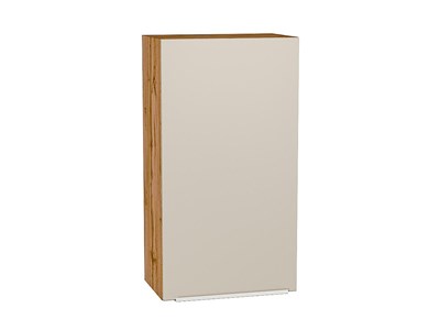 Кухонный  Шкаф верхний с 1-ой дверцей Фьюжн Дуб Вотан, Cream Silk, 920, 500, каркас ЛДСП  Дуб Вотан, фасад МДФ  Cream Silk,  920*500*320 sppr5VVTtoAR71921 - фото 3810165