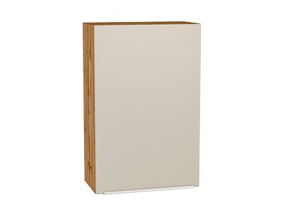 Кухонный  Шкаф верхний с 1-ой дверцей Фьюжн Дуб Вотан, Cream Silk, 920, 600, каркас ЛДСП  Дуб Вотан, фасад МДФ  Cream Silk,  920*600*320 sppr5VVTtoAR71922 - фото 3810166
