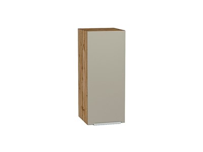 Кухонный  Шкаф верхний с 1-ой дверцей Фьюжн Дуб Вотан, Silky Grey, 720, 300, каркас ЛДСП  Дуб Вотан, фасад МДФ  Silky Grey,  716*300*320 sppr5VVTtoAR60759 - фото 3810191