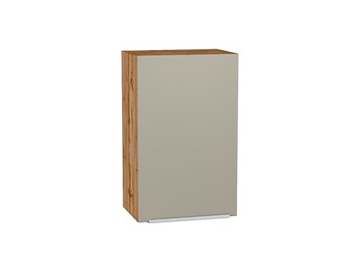 Кухонный  Шкаф верхний с 1-ой дверцей Фьюжн Дуб Вотан, Silky Grey, 720, 450, каркас ЛДСП  Дуб Вотан, фасад МДФ  Silky Grey,  716*450*320 sppr5VVTtoAR60761 - фото 3810194