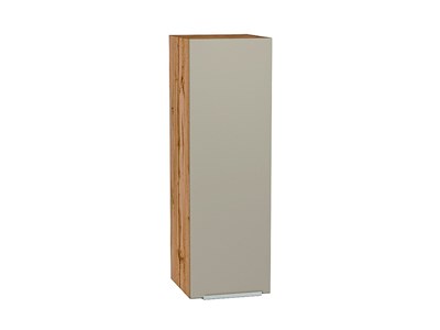 Кухонный  Шкаф верхний с 1-ой дверцей Фьюжн Дуб Вотан, Silky Grey, 920, 300, каркас ЛДСП  Дуб Вотан, фасад МДФ  Silky Grey,  920*300*320 sppr5VVTtoAR60764 - фото 3810197