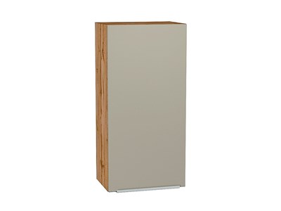 Кухонный  Шкаф верхний с 1-ой дверцей Фьюжн Дуб Вотан, Silky Grey, 920, 450, каркас ЛДСП  Дуб Вотан, фасад МДФ  Silky Grey,  920*450*320 sppr5VVTtoAR60766 - фото 3810200