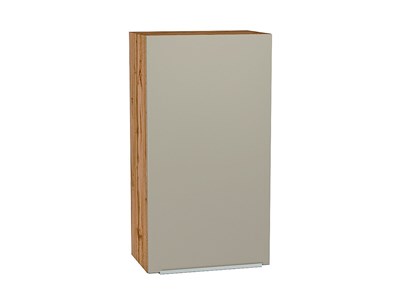Кухонный  Шкаф верхний с 1-ой дверцей Фьюжн Дуб Вотан, Silky Grey, 920, 500, каркас ЛДСП  Дуб Вотан, фасад МДФ  Silky Grey,  920*500*320 sppr5VVTtoAR60767 - фото 3810201