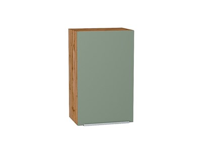 Кухонный  Шкаф верхний с 1-ой дверцей Фьюжн Дуб Вотан, Silky Mint, 720, 450, каркас ЛДСП  Дуб Вотан, фасад МДФ  Silky Mint,  716*450*320 sppr5VVTtoAR60771 - фото 3810218