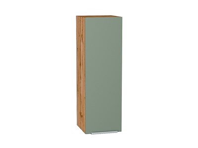 Кухонный  Шкаф верхний с 1-ой дверцей Фьюжн Дуб Вотан, Silky Mint, 920, 300, каркас ЛДСП  Дуб Вотан, фасад МДФ  Silky Mint,  920*300*320 sppr5VVTtoAR60774 - фото 3810221