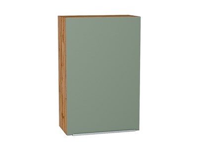 Кухонный  Шкаф верхний с 1-ой дверцей Фьюжн Дуб Вотан, Silky Mint, 920, 600, каркас ЛДСП  Дуб Вотан, фасад МДФ  Silky Mint,  920*600*320 sppr5VVTtoAR60778 - фото 3810226