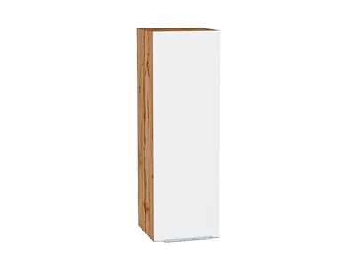 Кухонный  Шкаф верхний с 1-ой дверцей Фьюжн Дуб Вотан, Silky White, 920, 300, каркас ЛДСП  Дуб Вотан, фасад МДФ  Silky White,  920*300*320 sppr5VVTtoAR60744 - фото 3810233
