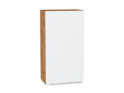 Кухонный  Шкаф верхний с 1-ой дверцей Фьюжн Дуб Вотан, Silky White, 920, 500, каркас ЛДСП  Дуб Вотан, фасад МДФ  Silky White,  920*500*320 sppr5VVTtoAR60747 - фото 3810237