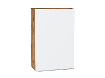 Кухонный  Шкаф верхний с 1-ой дверцей Фьюжн Дуб Вотан, Silky White, 920, 600, каркас ЛДСП  Дуб Вотан, фасад МДФ  Silky White,  920*600*320 sppr5VVTtoAR60748 - фото 3810238