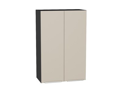 Кухонный  Шкаф верхний с 2-мя дверцами Фьюжн Graphite, Cream Silk, 920, 600, каркас ЛДСП  Graphite, фасад МДФ  Cream Silk,  920*600*320 sppr5VVTtoAR71941 - фото 3810249