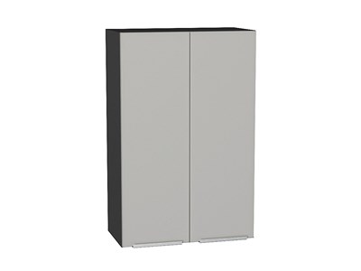 Кухонный  Шкаф верхний с 2-мя дверцами Фьюжн Graphite, Silky Light Grey, 920, 600, каркас ЛДСП  Graphite, фасад МДФ  Silky Light Grey,  920*600*320 sppr5VVTtoAR66621 - фото 3810265