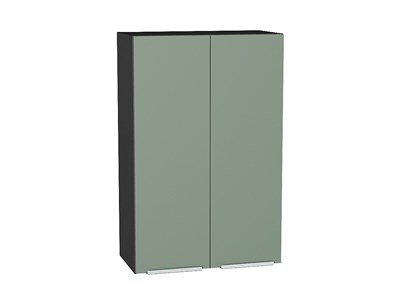Кухонный  Шкаф верхний с 2-мя дверцами Фьюжн Graphite, Silky Mint, 920, 600, каркас ЛДСП  Graphite, фасад МДФ  Silky Mint,  920*600*320 sppr5VVTtoAR52059 - фото 3810269