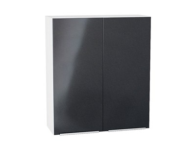 Кухонный  Шкаф верхний с 2-мя дверцами Фьюжн Белый, Anthracite, 920, 800, каркас ЛДСП  Белый, фасад МДФ  Anthracite,  920*800*320 sppr5VVTtoAR45092 - фото 3810282