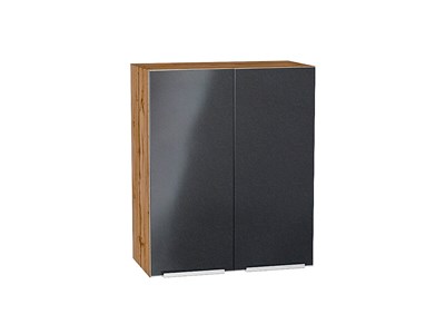 Кухонный  Шкаф верхний с 2-мя дверцами Фьюжн Дуб Вотан, Anthracite, 720, 600, каркас ЛДСП  Дуб Вотан, фасад МДФ  Anthracite,  716*600*320 sppr5VVTtoAR60833 - фото 3810315