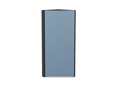 Кухонный  Шкаф верхний торцевой Фьюжн Graphite, Silky Blue, 920, каркас ЛДСП  Graphite, фасад МДФ  Silky Blue,  920*300*306 sppr5VVTtoAR52084 - фото 3810356