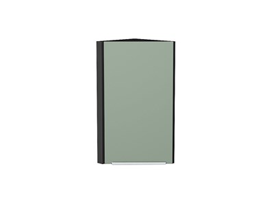 Кухонный  Шкаф верхний торцевой Фьюжн Graphite, Silky Mint, 720, каркас ЛДСП  Graphite, фасад МДФ  Silky Mint,  716*300*306 sppr5VVTtoAR52072 - фото 3810361