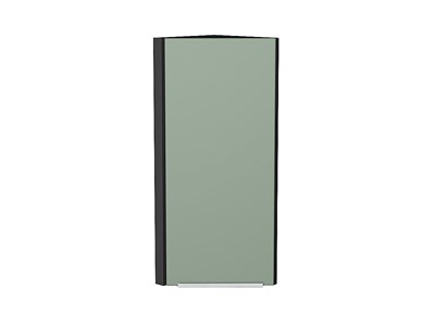 Кухонный  Шкаф верхний торцевой Фьюжн Graphite, Silky Mint, 920, каркас ЛДСП  Graphite, фасад МДФ  Silky Mint,  920*300*306 sppr5VVTtoAR52081 - фото 3810362
