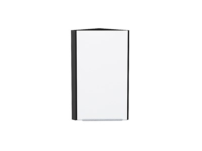 Кухонный  Шкаф верхний торцевой Фьюжн Graphite, Silky White, 720, каркас ЛДСП  Graphite, фасад МДФ  Silky White,  716*300*306 sppr5VVTtoAR52068 - фото 3810363