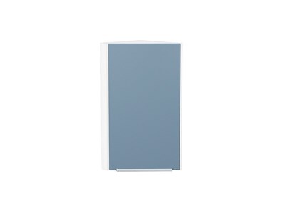 Кухонный  Шкаф верхний торцевой Фьюжн Белый, Silky Blue, 720, каркас ЛДСП  Белый, фасад МДФ  Silky Blue,  716*300*306 sppr5VVTtoAR52073 - фото 3810373