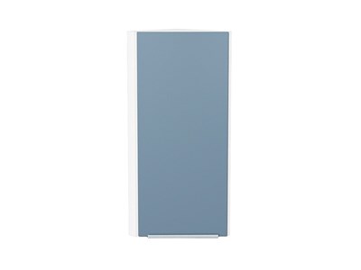 Кухонный  Шкаф верхний торцевой Фьюжн Белый, Silky Blue, 920, каркас ЛДСП  Белый, фасад МДФ  Silky Blue,  920*300*306 sppr5VVTtoAR52082 - фото 3810374