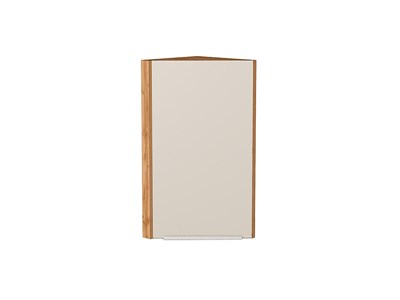 Кухонный  Шкаф верхний торцевой Фьюжн Дуб Вотан, Cream Silk, 720, каркас ЛДСП  Дуб Вотан, фасад МДФ  Cream Silk,  716*300*306 sppr5VVTtoAR71943 - фото 3810387