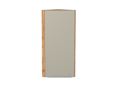 Кухонный  Шкаф верхний торцевой Фьюжн Дуб Вотан, Silky Grey, 920, каркас ЛДСП  Дуб Вотан, фасад МДФ  Silky Grey,  920*300*306 sppr5VVTtoAR60840 - фото 3810394