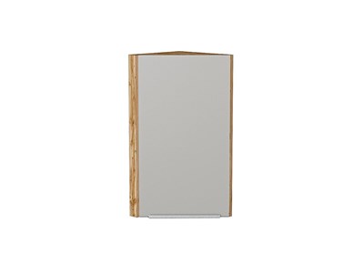Кухонный  Шкаф верхний торцевой Фьюжн Дуб Вотан, Silky Light Grey, 720, каркас ЛДСП  Дуб Вотан, фасад МДФ  Silky Light Grey,  716*300*306 sppr5VVTtoAR66625 - фото 3810395