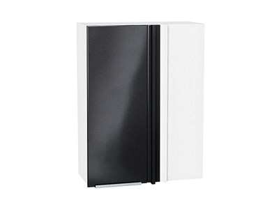 Кухонный  Шкаф верхний прямой угловой Фьюжн Белый, Anthracite, 920, каркас ЛДСП  Белый, фасад МДФ  Anthracite,  920*700*345 sppr5VVTtoAR60157 - фото 3810429
